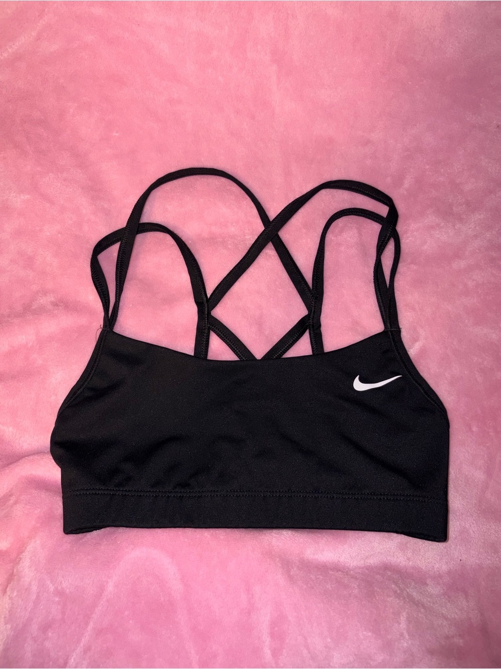 Nike Black Strappy Sports Bra